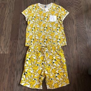 h&m banana shorts